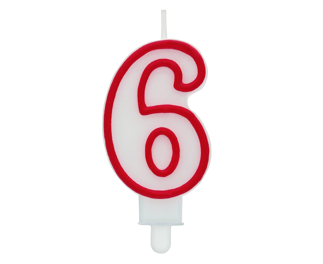 świeczka urodzinowa ''6''  PF-SCC/6