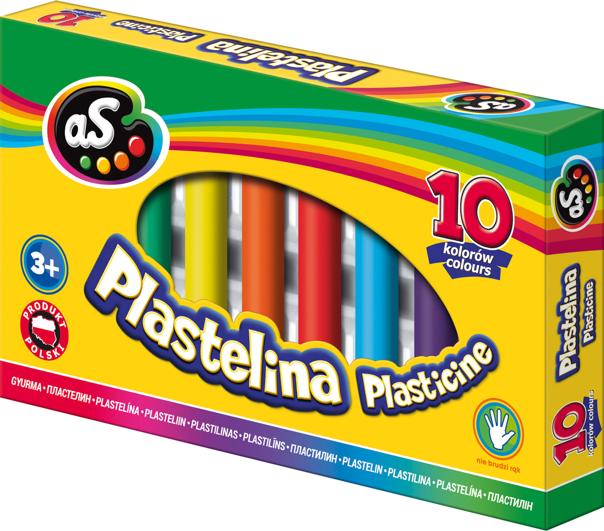 plastelina 10szt ''AS''