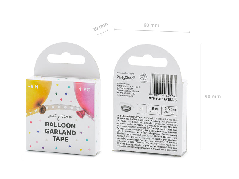 taśma do girland balonowych 5m | TASBAL