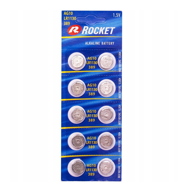 bateria 10szt. ROCKET AG10 LR1130