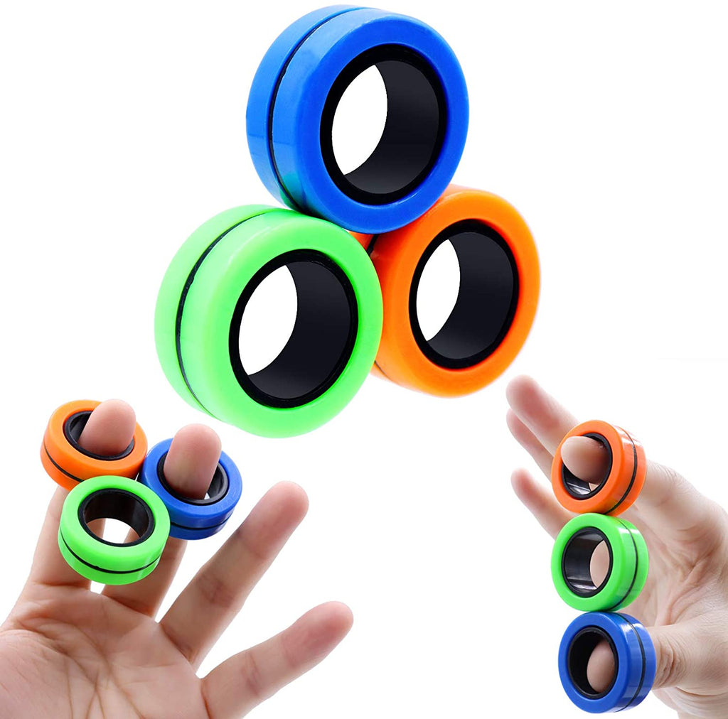 pierścienie magnetyczne odstresowujące FIDGET SPINNER