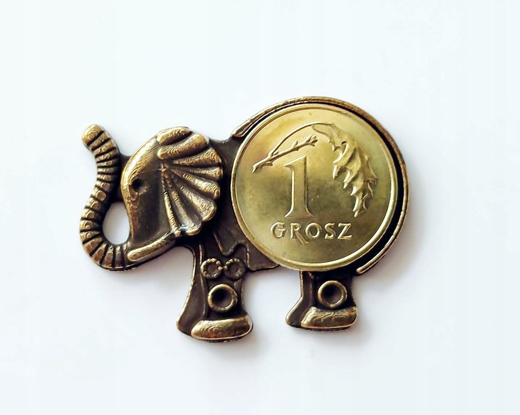 słonik metalowy 1-grosz 10szt.