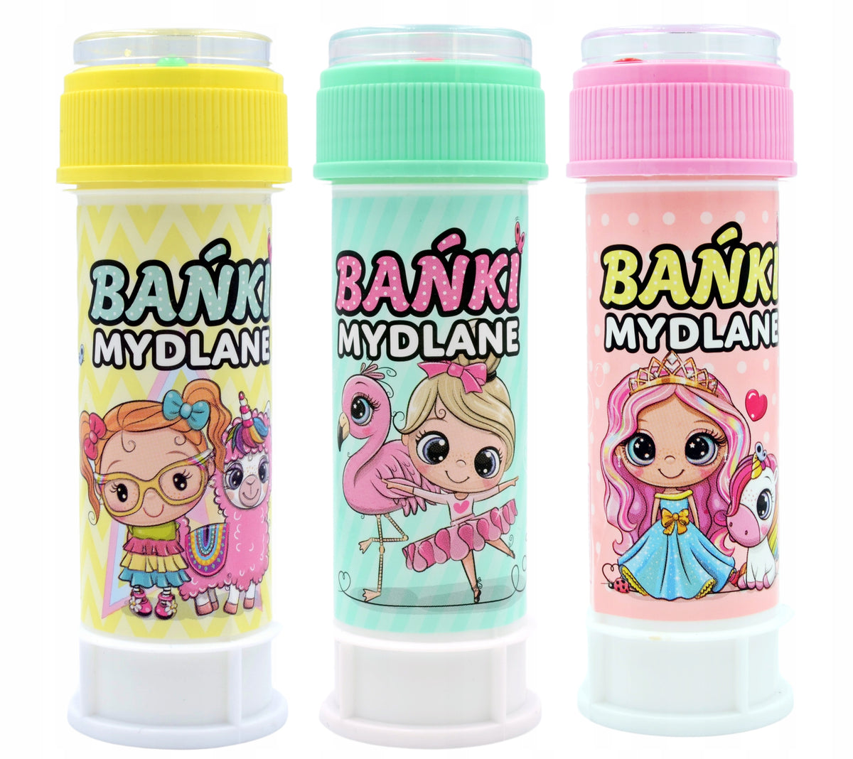 bańki mydlane 12szt DZIEWCZYNKI
