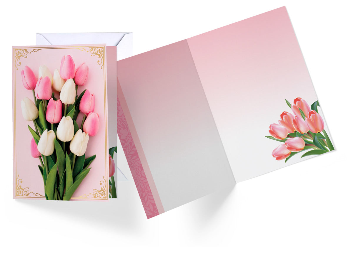 karnet+ koperta TULIPANY PP-2142