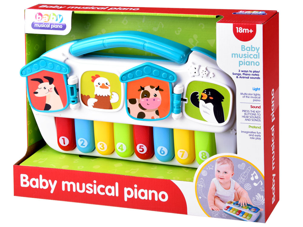 wesołe muzyczne pianinko zwierzaki | ZA4298