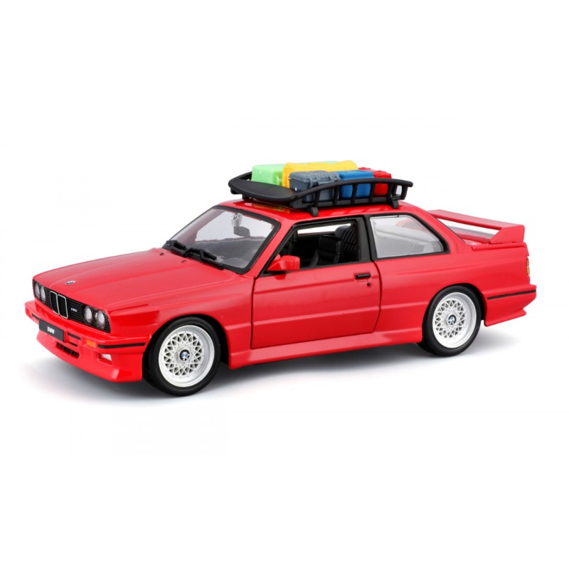 auto EUROTREK - 1988 BMW 3 SERIES M3 WITH RACK BASKETS RED 18-23014 1:24