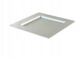 talerze plastikowe 30 x 30 cm srebrne 4 szt.      34-23