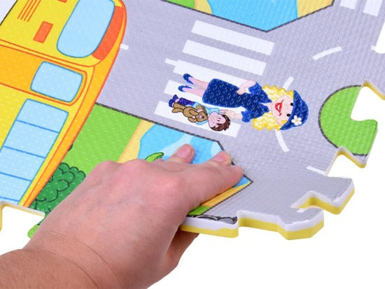 puzzle podłogowe ULICA piankowe EVA | ZA2510