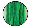 druty pluszowe 40szt. zielone  DPK-12