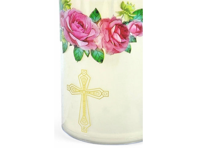 świeczka led w obudowie z płomieniem - 15cm "Pamiętamy Na zawsze w naszych sercach"41511