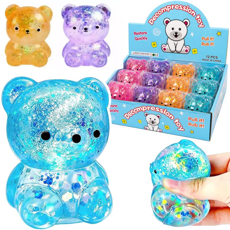 gniotek squishy 7cm MIŚ KRYSTALICZNY