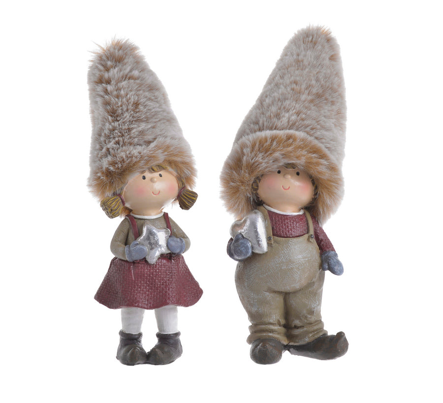figurka 17cm dziecko zimowe  8szt dziewczynka /chłopiec 128CAN6590_MIX