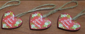 serce wiszące 10szt BABCIA, 4 x 4 cm
