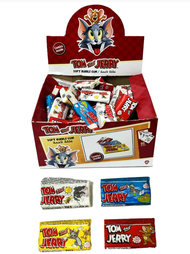 Tom and Jerry Sofy Gumy Balonowe 100szt x 4,5g