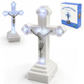 krzyż lampka led na baterie 14cm  A7446