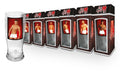 szklanka do piwa RED LIGHT MĘŻCZYZNA 44432