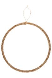 ring metalowy pokryty jutowym sznurkiem rozm. 30cm. SMJ-0338